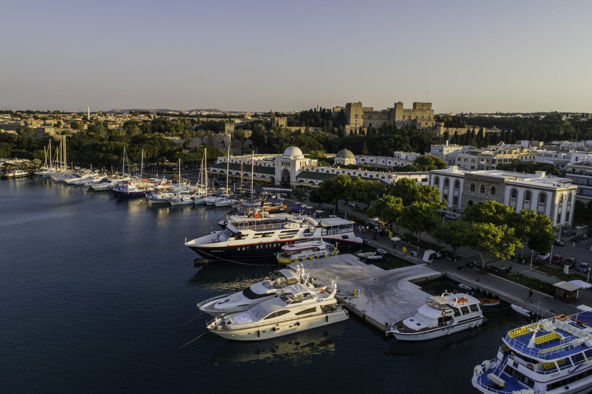 lindos to rhodes boat mandraki old city
